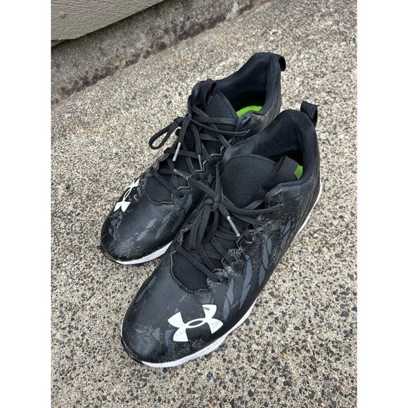 Under Armour Men's Football Cleat - Size 9 -Black - Picture 1 of 4